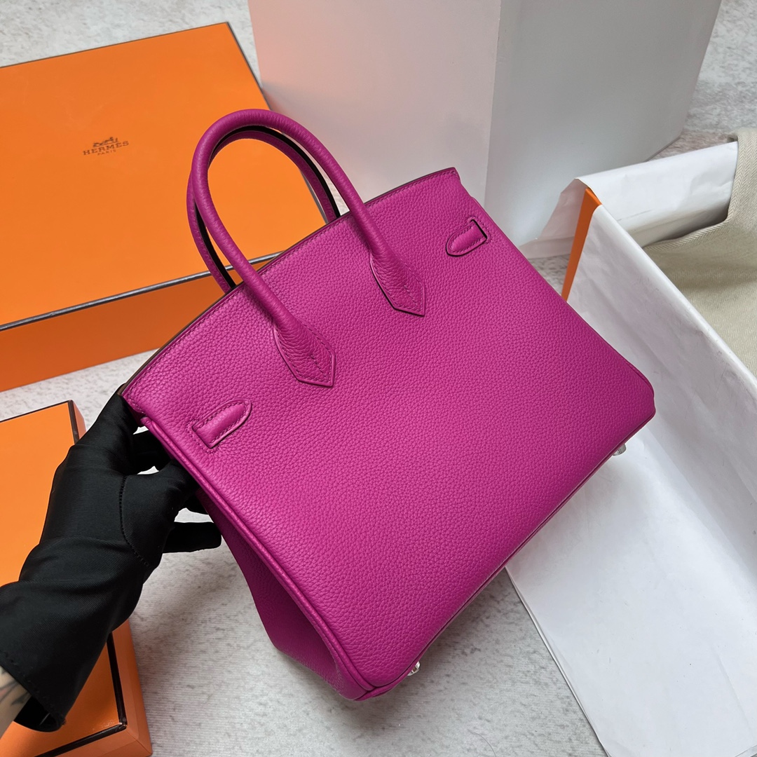 에르메스 버킨백25 스위프트 로즈퍼플 은장